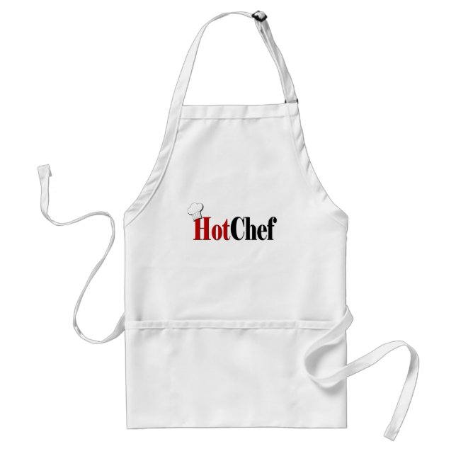 Hot Chef Adult Apron (Front)