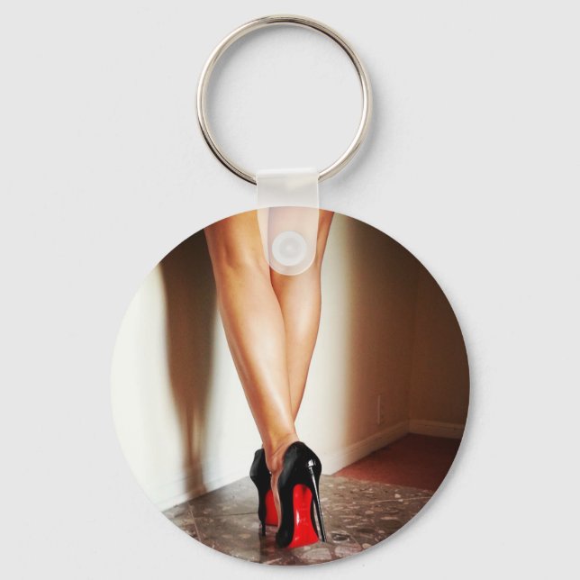 Hot Chick Keychain (Front)