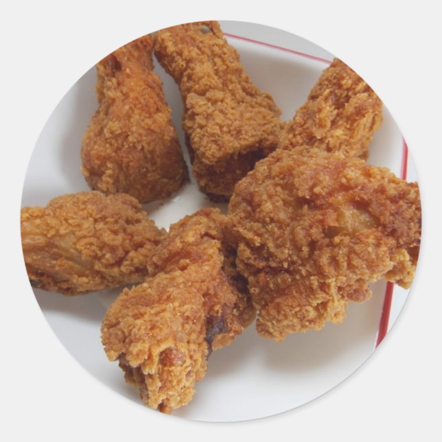 Hot Chicken Wings Stickers (Front)