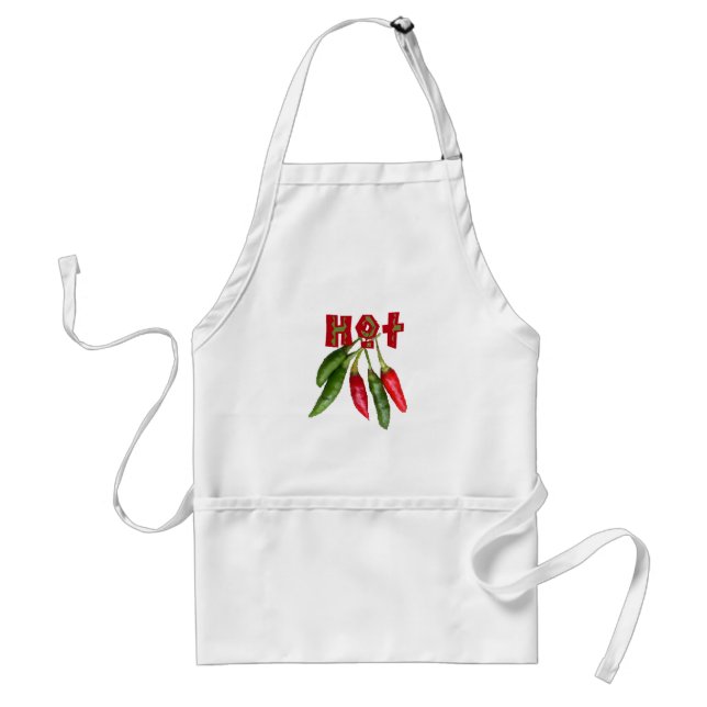 Hot CHILI Adult Apron (Front)