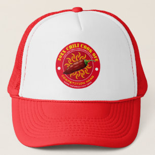 Hot Chili Cook Off Competition Template Trucker Hat