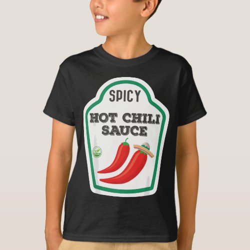Hot Chili Easy DIY Matching Halloween Costume for  T_Shirt