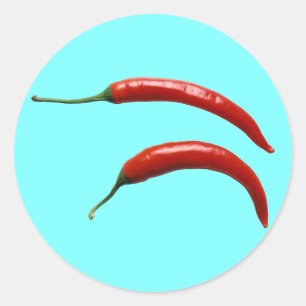 Hot Chili Pepper Classic Round Sticker