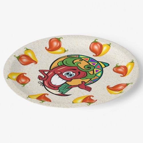 Hot Chili Pepper Party Goods Plate