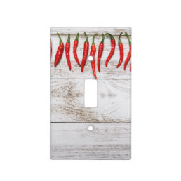 Hot Chili Peppers Border Light Switch Cover
