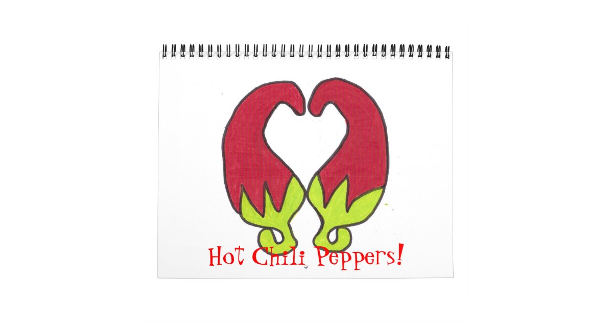 Hot Chili Peppers! Calendar Zazzle