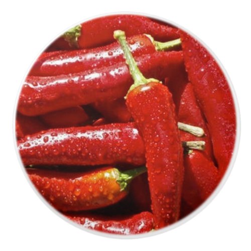 HOT CHILI PEPPERS CERAMIC KNOB