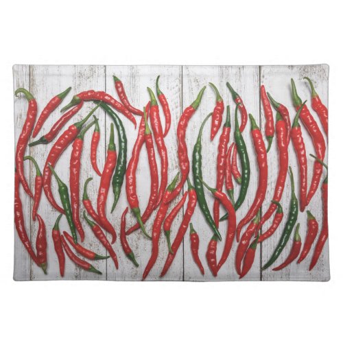 Hot Chili Peppers Cloth Placemat