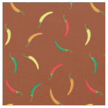 Hot Chili Peppers Cute Food Vegetables Fabric
