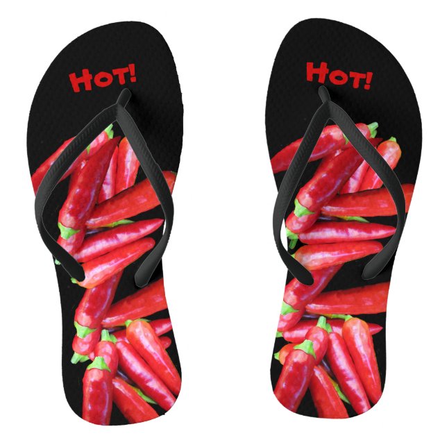 Hot Chili Peppers Flip Flops (Footbed)