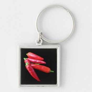 Hot Chili Peppers Keychain by Bebops at Zazzle