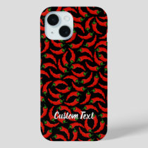 Hot Chili Peppers Pattern iPhone 15 Case