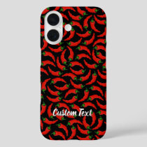 Hot Chili Peppers Pattern iPhone 16 Case
