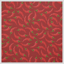 Hot Chili Peppers Pattern Fabric