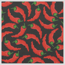 Hot Chili Peppers Pattern Fabric