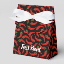 Hot Chili Peppers Pattern Favor Box