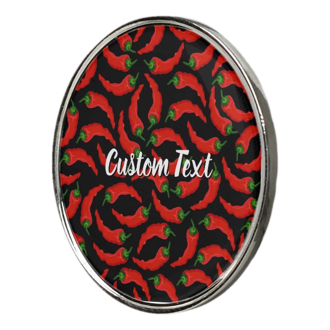 Hot Chili Peppers Pattern Golf Ball Marker (3/4)