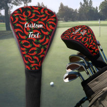 Hot Chili Peppers Pattern Golf Head Cover