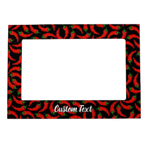 Hot Chili Peppers Pattern Magnetic Frame