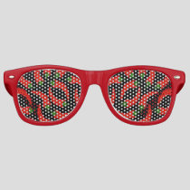 Hot Chili Peppers Pattern Retro Sunglasses