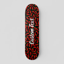 Hot Chili Peppers Pattern Skateboard