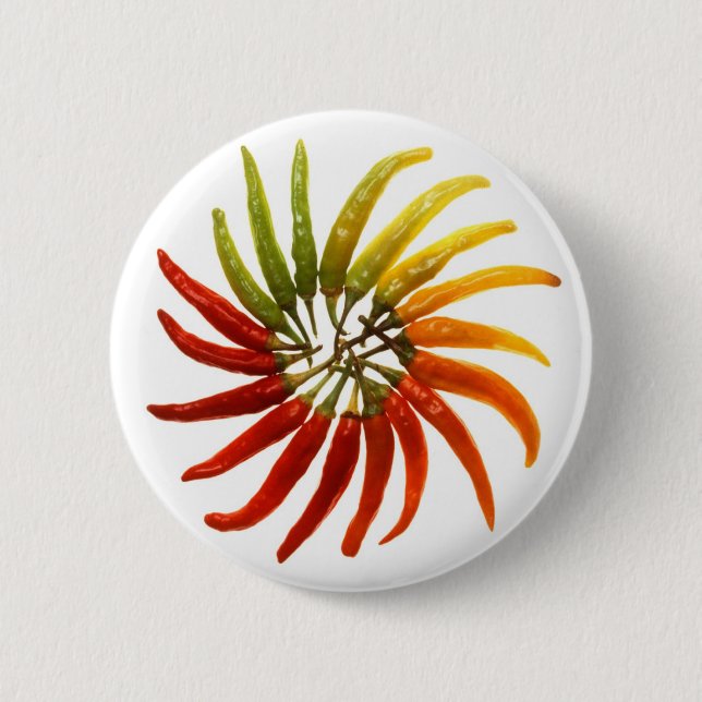 Hot Chili Peppers Pinback Button (Front)
