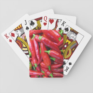 Hot Chili Peppers Playing Cards