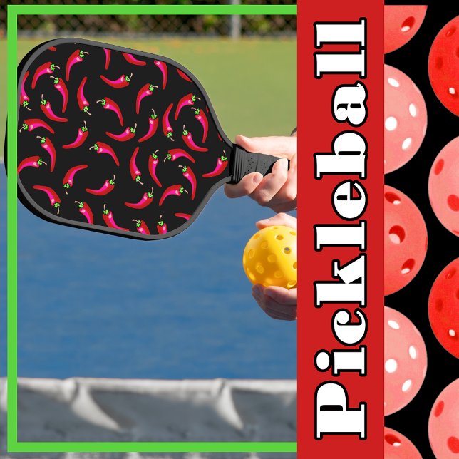 Hot Chili Peppers Red Spicy Pickleball Paddle (Hot Chili Peppers Red Spicy Pickleball Paddle)