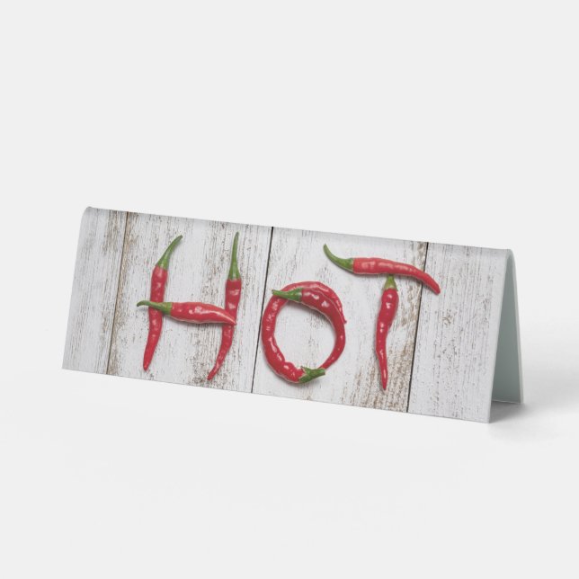 Hot Chili Peppers Table Tent (Front)