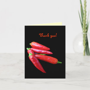 Hot Chili Peppers Thank You Card