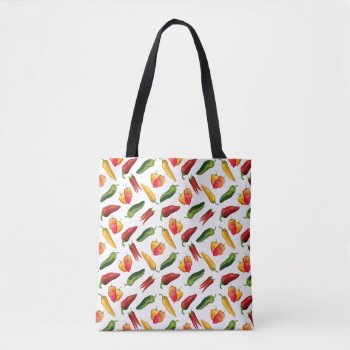 Hot Chili Peppers Tote Bag by stickywicket at Zazzle