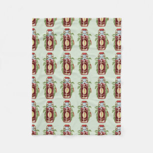 Hot Chili Sauce Fleece Blanket