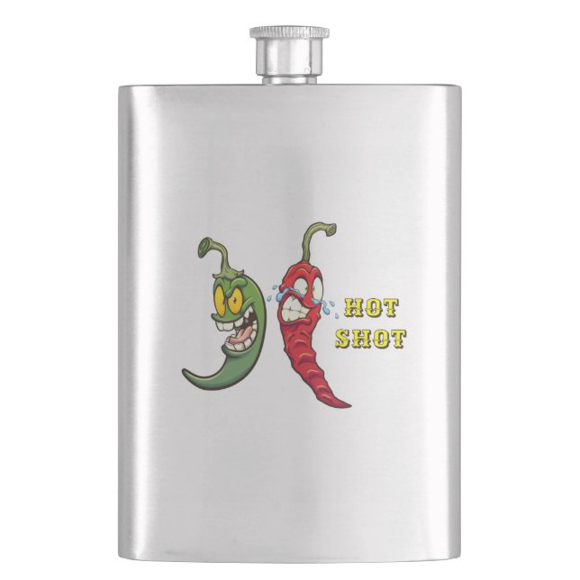 Hot Chili Shot Flask (Front)