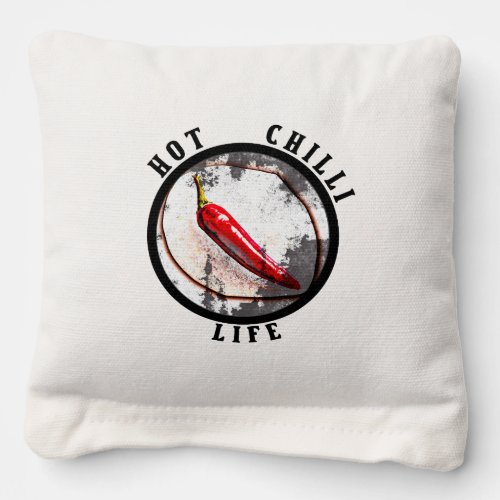 Hot chilli life cornhole bags