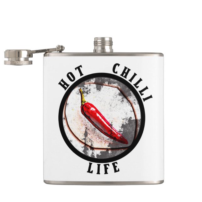 Hot chilli life  flask (Opened)