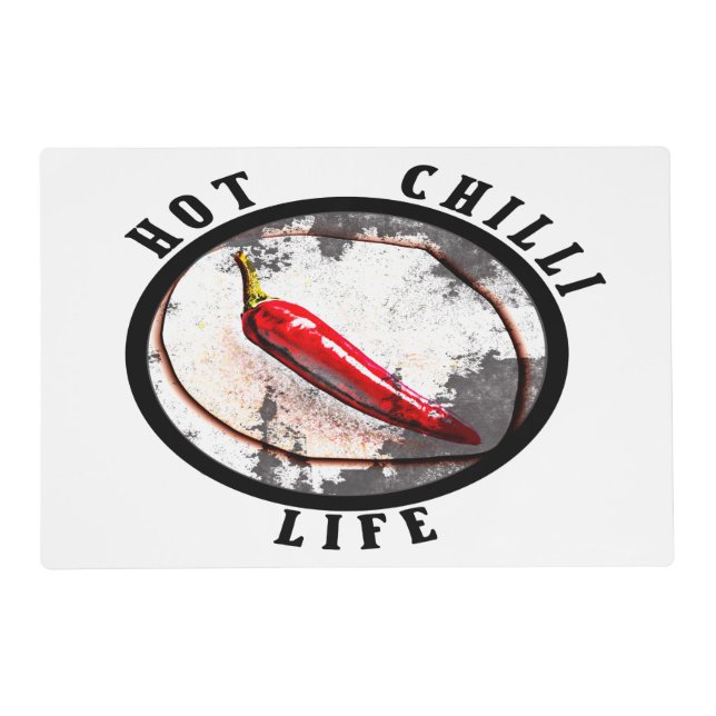 Hot chilli life  placemat (Front)