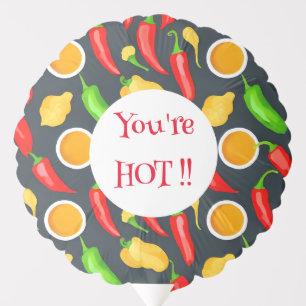 Hot Chilli Peppers Pattern Balloon