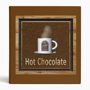 Hot Chocolate 3 Ring Binder