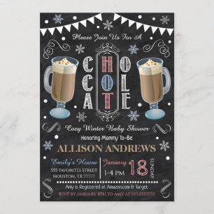 Hot Chocolate Baby Shower Invitation