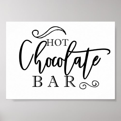 Hot Chocolate Bar  Poster