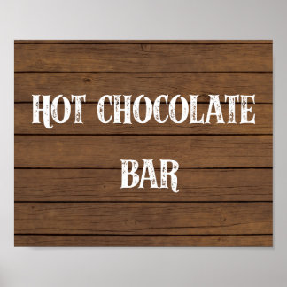Hot Chocolate Bar Sign