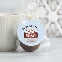 Hot chocolate online baby shower favors