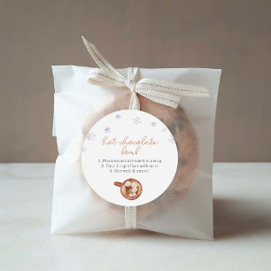 Hot Chocolate Bomb Favor Label