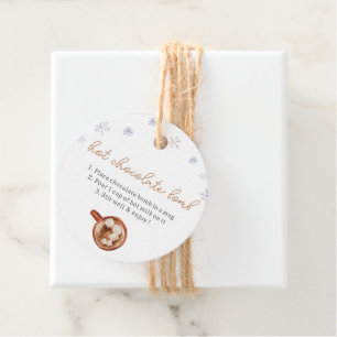 Hot Chocolate Bomb Favor Tags
