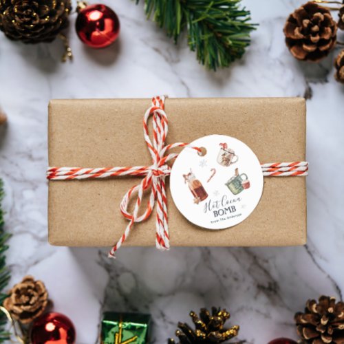 Hot Chocolate Bomb Favor Tags