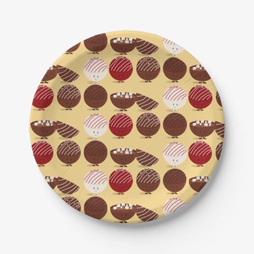 Hot Chocolate Bomb Food Paper Plates