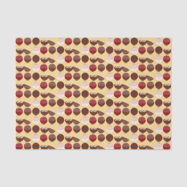 Hot Chocolate Bomb Food Tissue Paper (Front)