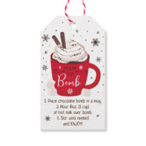 Hot Chocolate Bomb Hot Cocoa Bomb Instruction Gift Tags