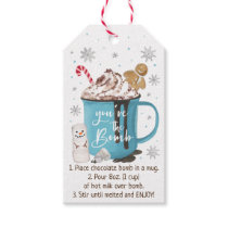 Hot Chocolate Bomb Hot Cocoa Bomb Instruction Gift Tags