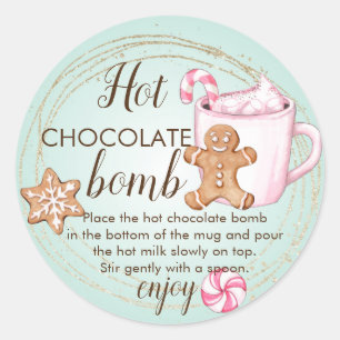 Hot Chocolate bomb sticker